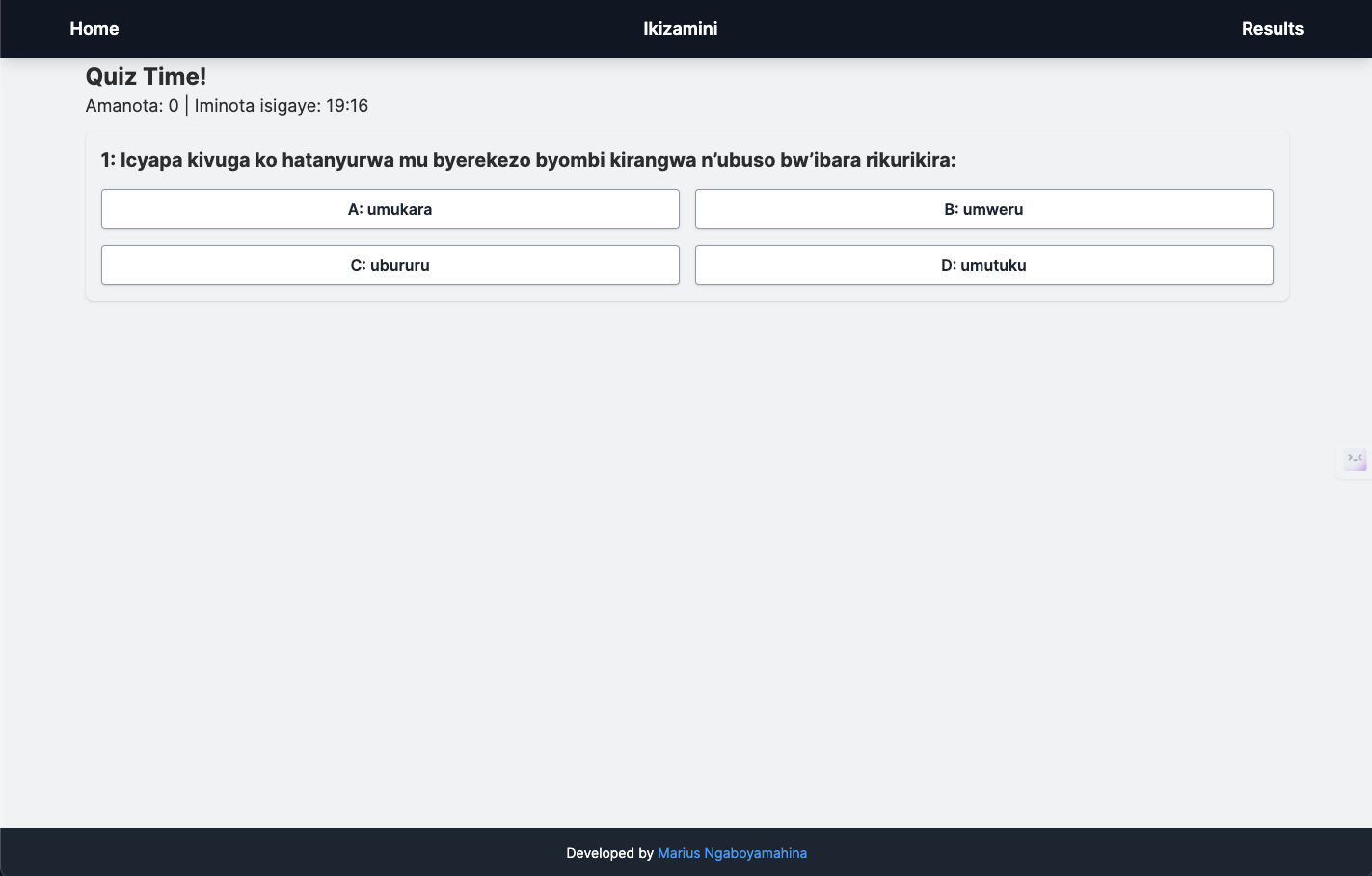 Ikizamini App